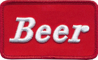 3D Puff Patches - Border Options - Beer